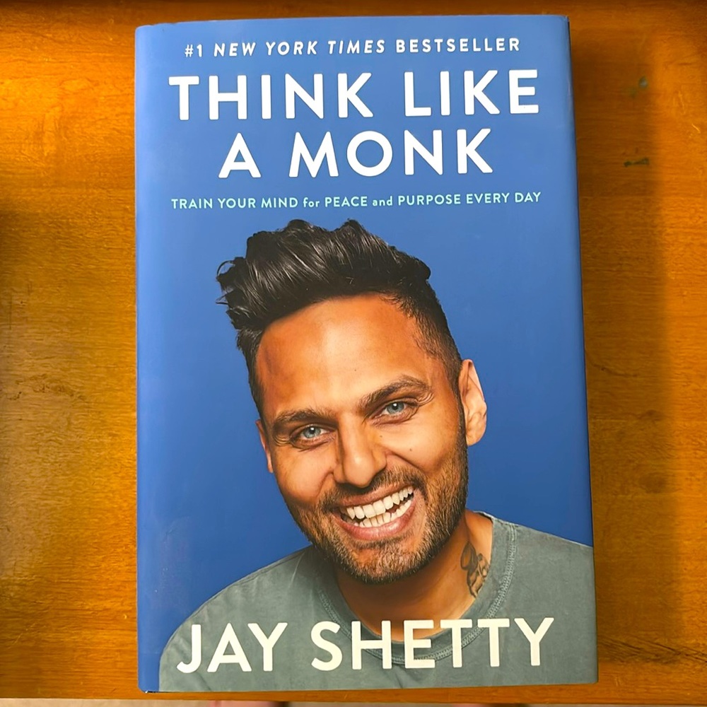 Think Like a Monk (hardback) book Jay Shetty